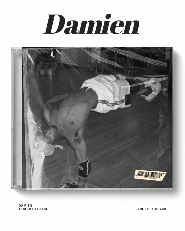 Damien b boy cd cover