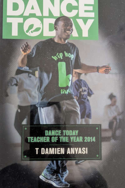 Damien uk dance teacher of the year
